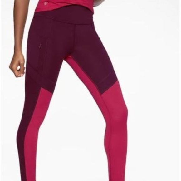 Athleta Pants - Athleta All In Structure 7/8 Tights XXS Auberge